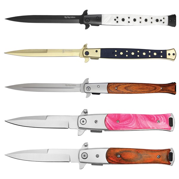 Spring-Assist Stilletto Knives
