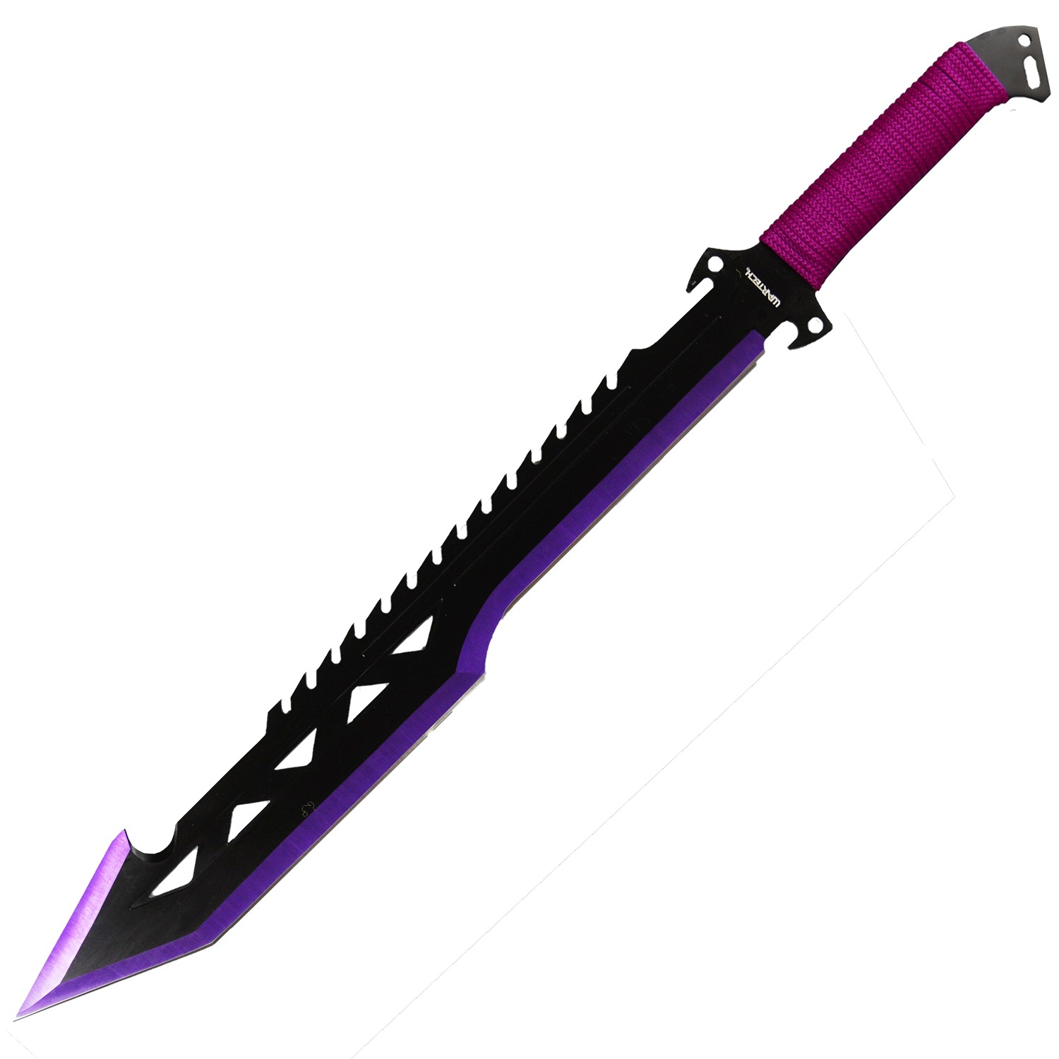 26" PURPLE MACHETE W/ SAWTEETH & SHEATH 103PP