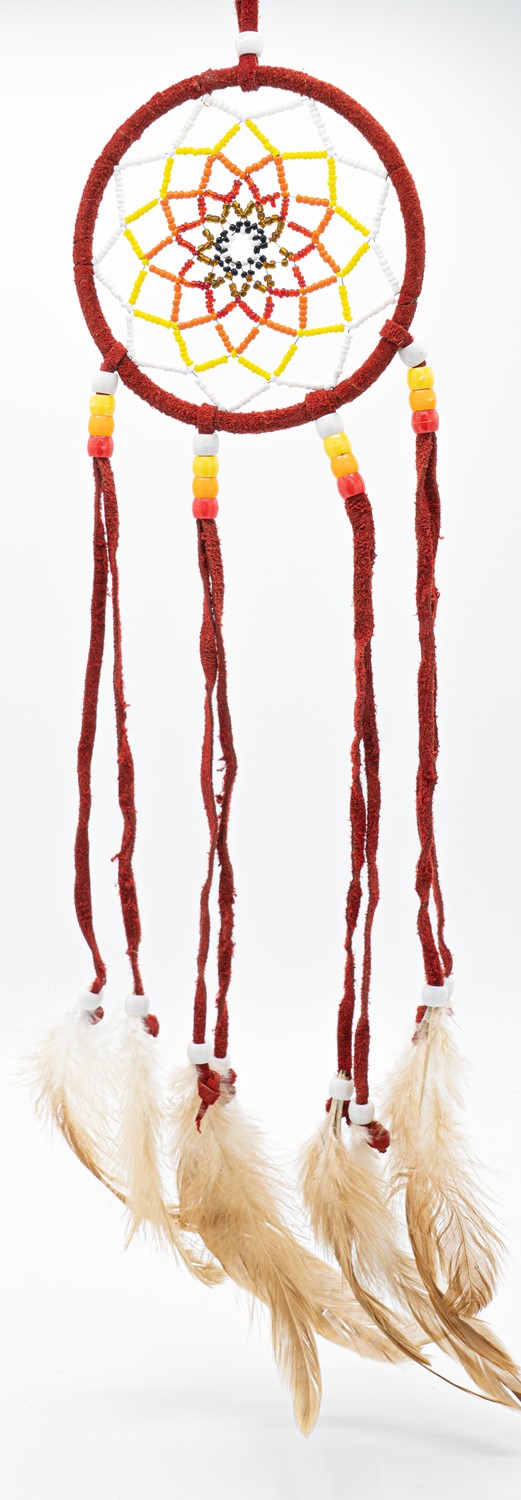 4" BEADED  DREAMCATCHER PB1046